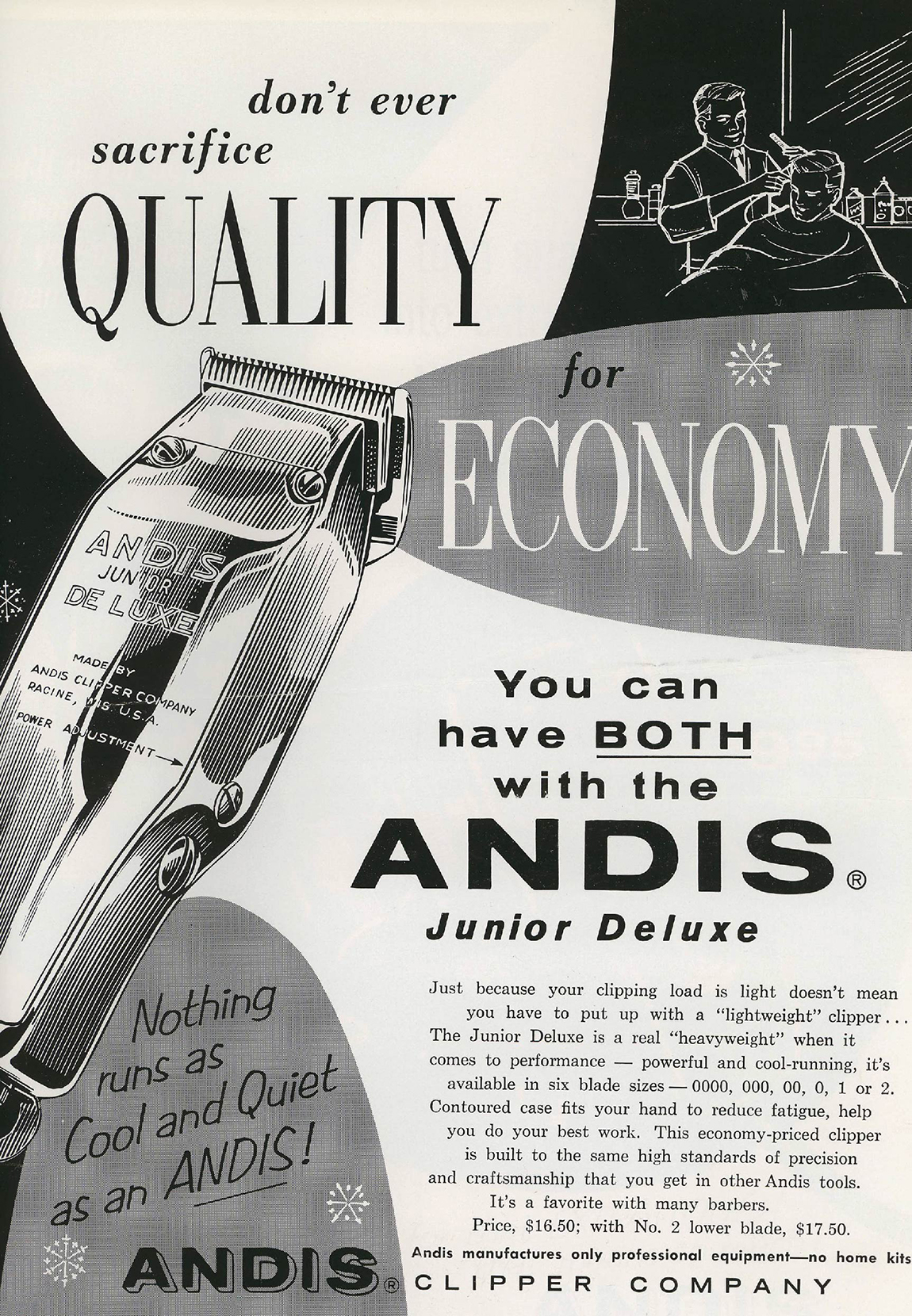 Andis Clipper quality ad